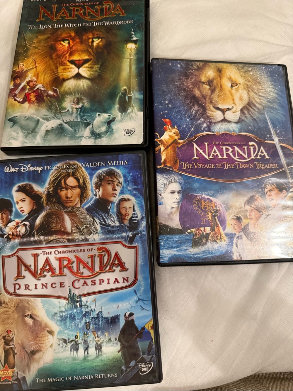 Disney The Chronicles of Narnia set of 3 dvds